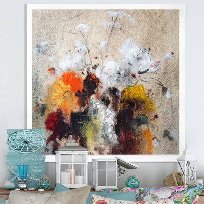 Bouquet de fleurs blanches II - on