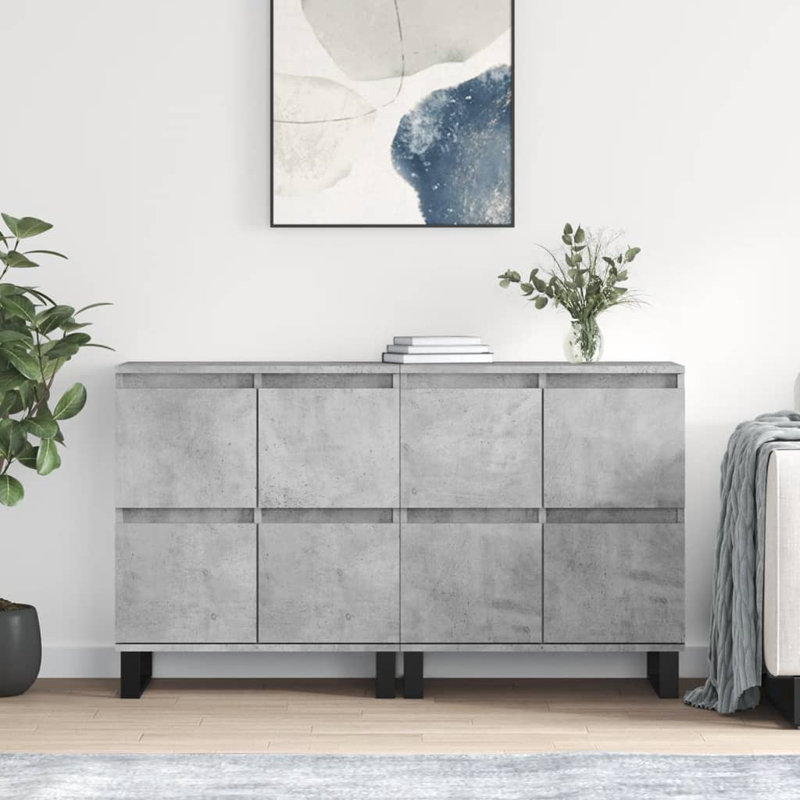 Brooklana 120cm Sideboard, Concrete Grey