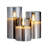 Flameless LED Candles 3 Pack Battery Operated Candles with Remote Control, Realistic Flickering Candles for Safe Ambiance
