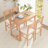 4-Piece Solid Wood Bar Height Farmhouse Dining Table Set-1776988656-1776988662
