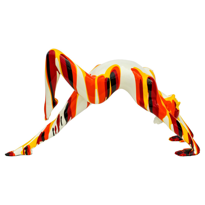 Wilcox Statue, Red/Yellow/Black