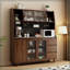 Buffet en bois de noyer massif