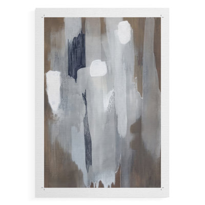 Neige et minéral II - impression sur toile seulement - non encadrée