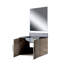 Meuble-lavabo simple 24 po X P 22 po P, comptoir en marbre de Carrare et Miroir-2099715206-2099715224