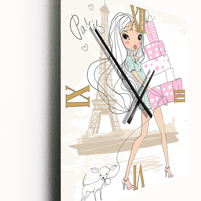 Horloge murale Shabby Elegance, Grand