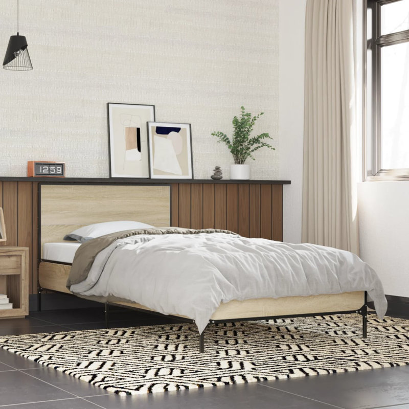 Paza Bed, Sonoma Oak, Small Single (2'6)