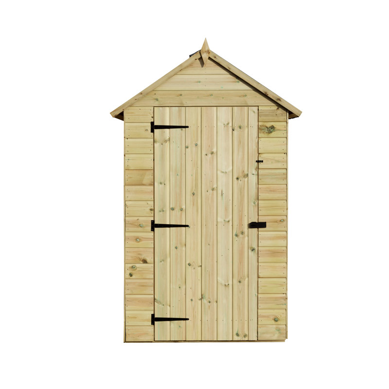 Premier Apex Shiplap Wooden Shed, 4ft. W x 5ft. D