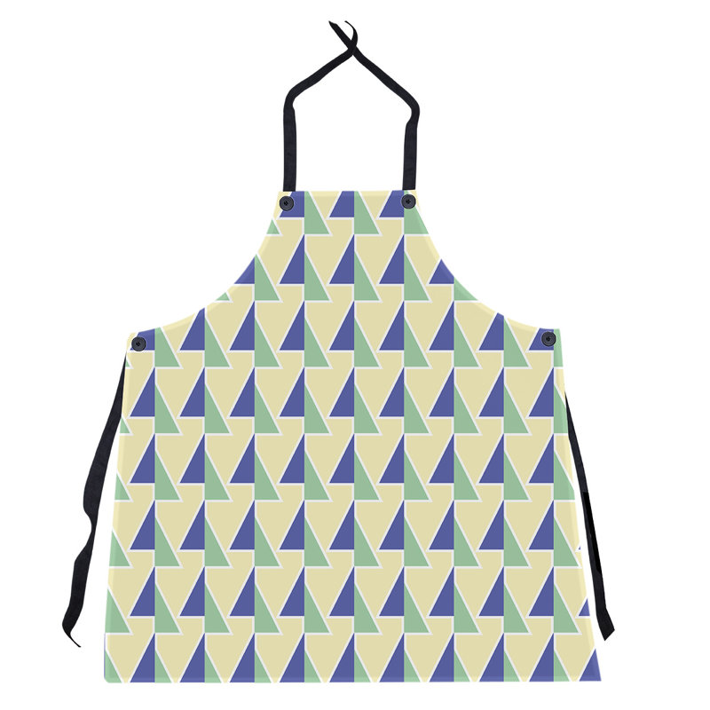 Jordao Bib Apron, Blue/Yellow/Green