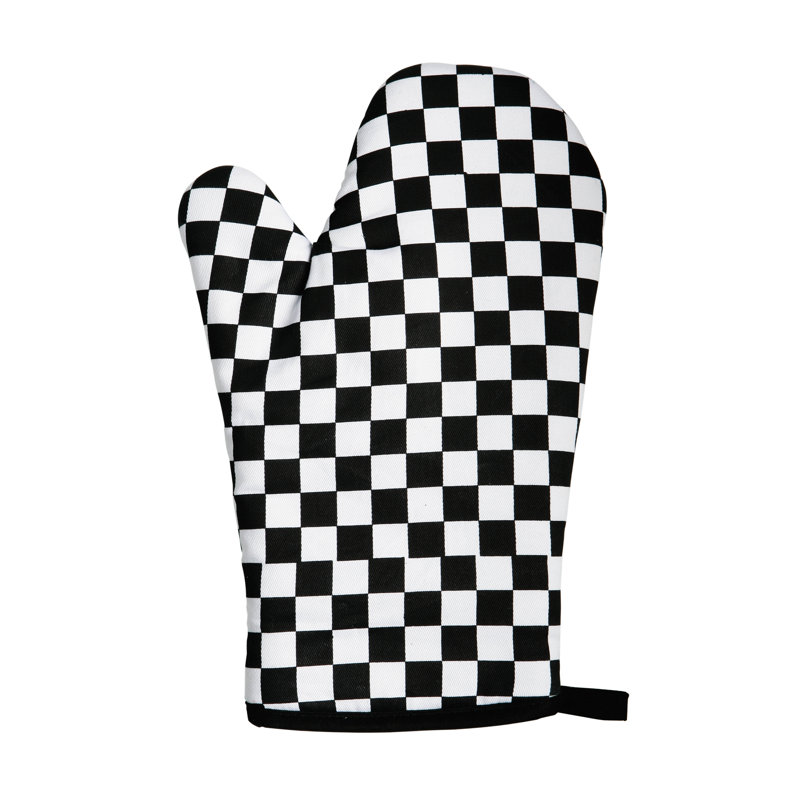 Premier Housewares Gingham Cotton Blend Oven Mitt