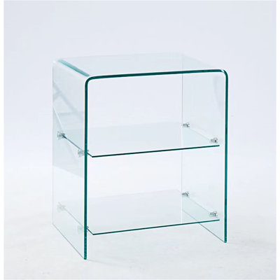 Tempered Glass Side Table Sofa Table