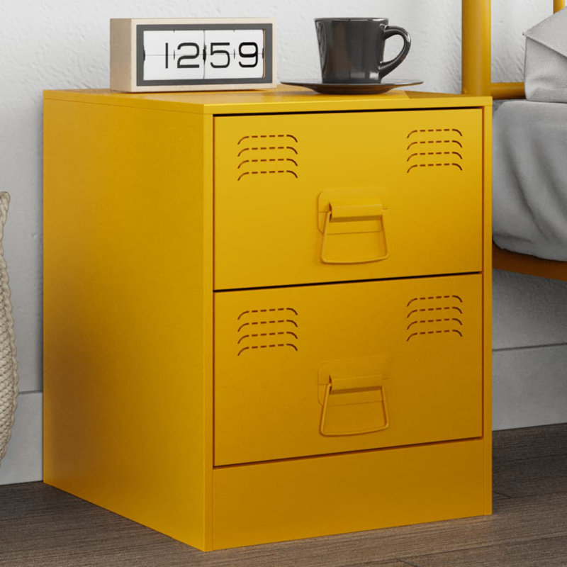 Table de bout vidaXL, Jaune