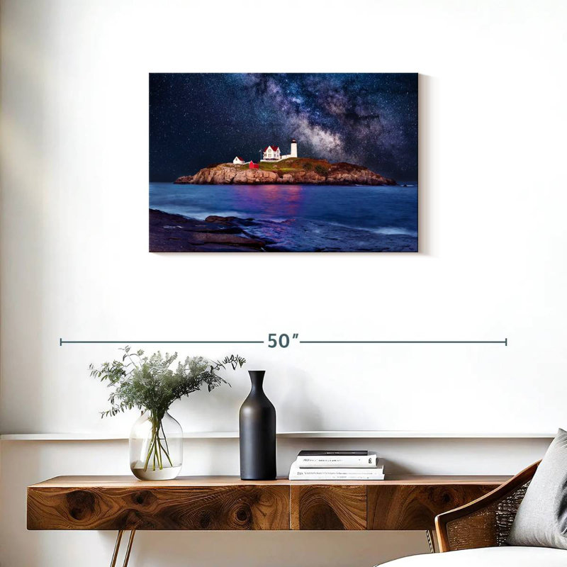 Lilie Cape Neddick Nubble Lighthouse, 20" H x 30" W