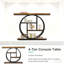 Table console 41,3 po