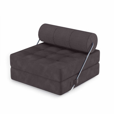 Folding Sofa Bed, 4 in 1 Convertible Sleeper Chair with High-Density Foam