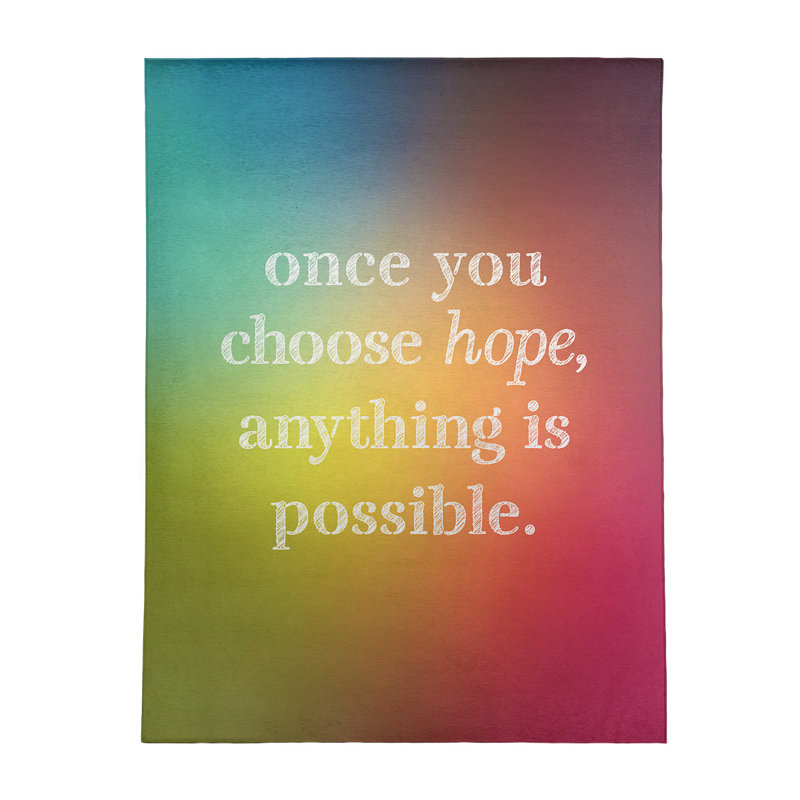Tapis en chenille poly Quotes, Rectangle 5 pi x 7 pi