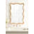 Rectangle Rattan Bathroom Wall Mirror