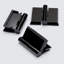5x Black Acrylic Piano Hinges 32 mm x 38 mm, Continuous Plastic Hinges