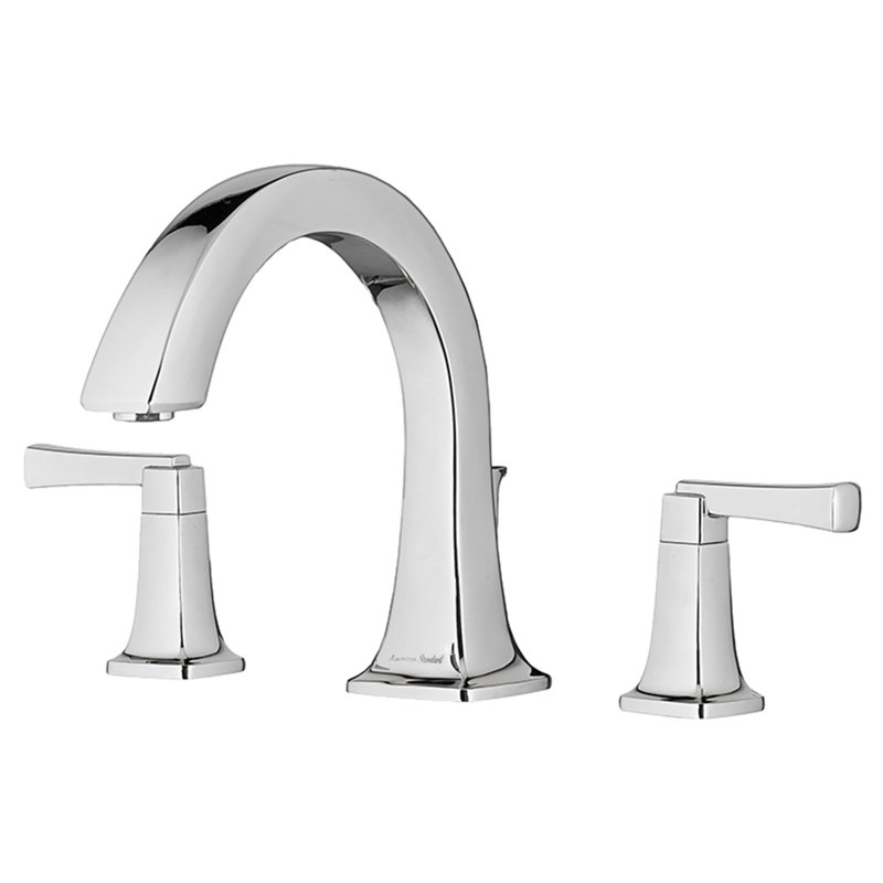 Townsend 2 Handle Deck Roman Tub Faucet, Polished Chrome