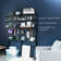 VIVO Black Freestanding Modular Pegboard System with 3 Tier Organization