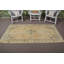 Tapis turc vintage Oushak beige pour le décor du salon et l'embellissement de la zone