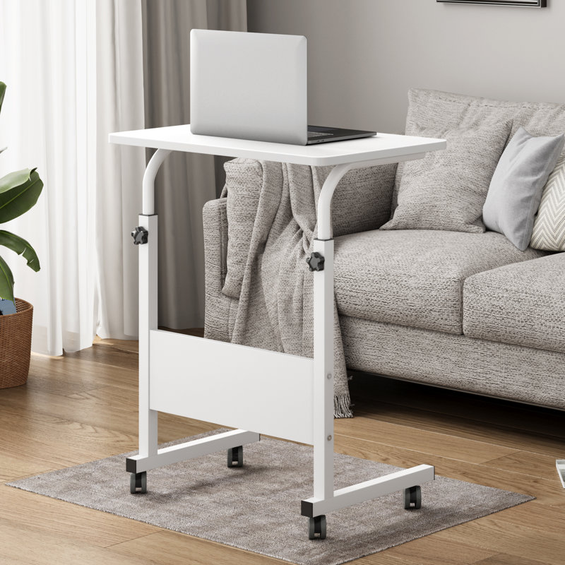 Chariot réglable pour ordinateur portable, H 35,4 po x l 31,5 po x P 15,7 po, Blanc
