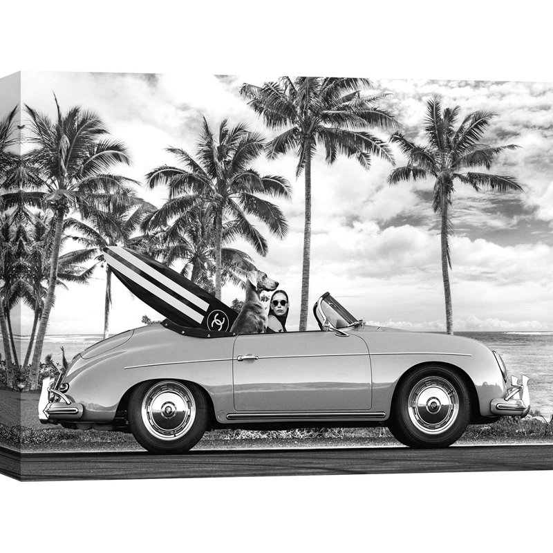 California by Julian Lauren - Wrapped Canvas Print, 40cm H x 60cm W x 4cm D