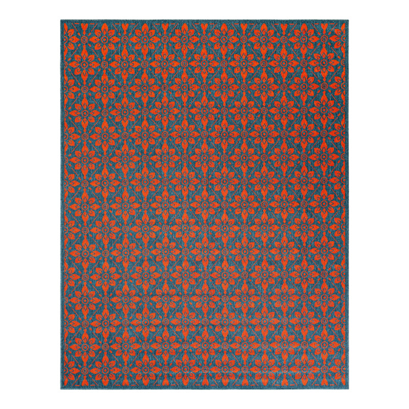 Tapis d'extérieur à treillis, Rectangle 7 pi 10 po x 10 pi