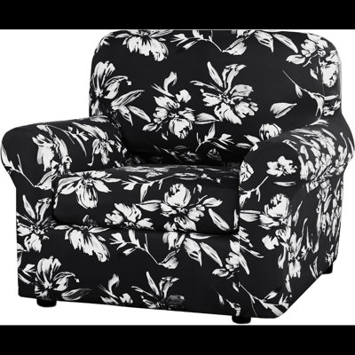 Housses de canapé 2 pièces super extensibles pour housses de fauteuil Les housses de chaise de salon présentent un style moderne et doux avec une housse de coussin individuelle