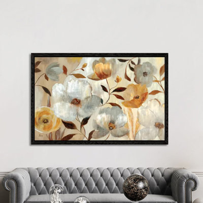 Golden Flower by Nan - Painting on Canvas