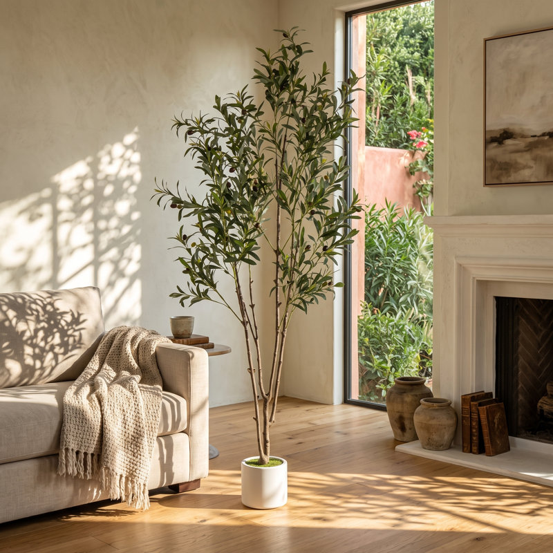 Fausse plante artificielle en pot