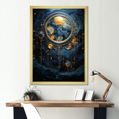 " Spiritual Stone Universe Blue I "