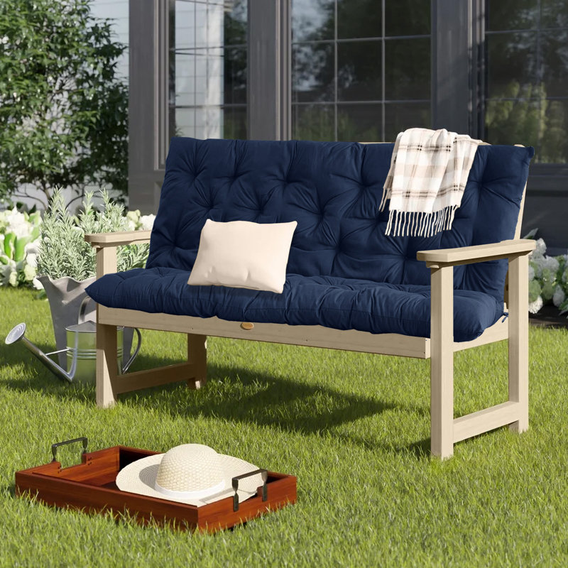 Coussins de siège de remplacement pour balancelle, coussins de banc 2-3 places pour mobilier d'extérieur avec dossier