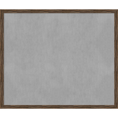 Tableau magnétique à cadre étroit Regis Barnwood Mocha