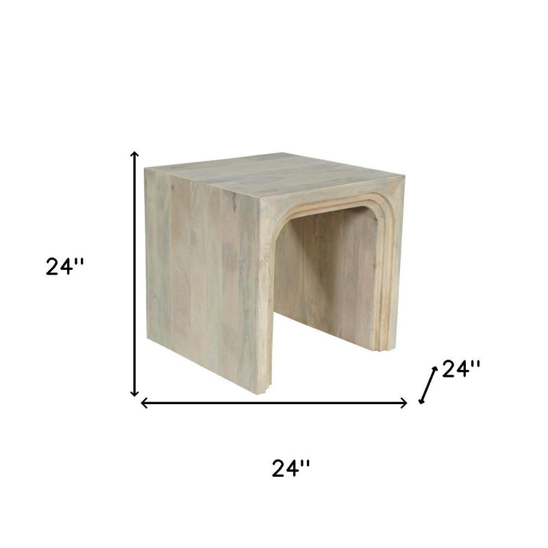 Table de bout carrée 24 po