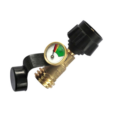 Indicateur de niveau de jauge de propane pour les réservoirs de propane standard, idéal pour les barbecues, les grillades, le camping et la cuisine en plein air - 130-0074P