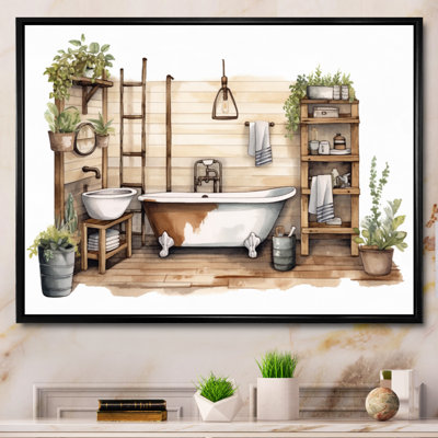 " Natural Bathroom Decor XIV "
