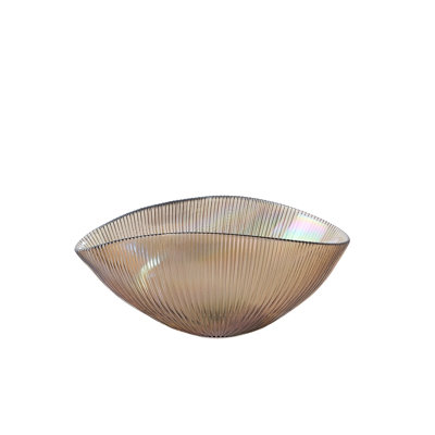 Pleated Bowl-Sandy-Med
