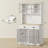 71" Tall Freestanding Kitchen Cabinet white