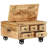 Burkhalter Rough Mango Wood Coffee Table with Storage