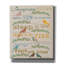 «Camping Rules White Fabric Birds» par Jean Plout, art mural sur toile, 20 po x 24 po-1617520373
