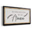 «Say amen», art textuel sur toile-1078968893