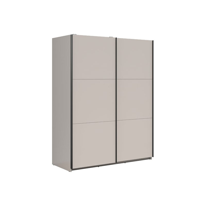 Beverlyn Manufactured Wood Wardrobe, 196cm H x 154cm W x 60cm D, Cashmere