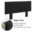 Ashton Collection Bedroom - Platform Bed with Headboard and Nightstand (1) – Easy Assembly, No Box Spring Required-311977697
