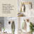 Ainikki Solid Wood 5 - Hook Wall Mounted Coat Rack-21494921
