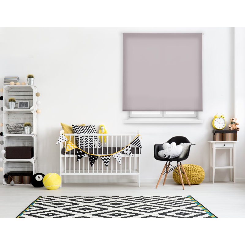 Semi Sheer Roller Shade, 175cm L x 100cm W, Pastel purple