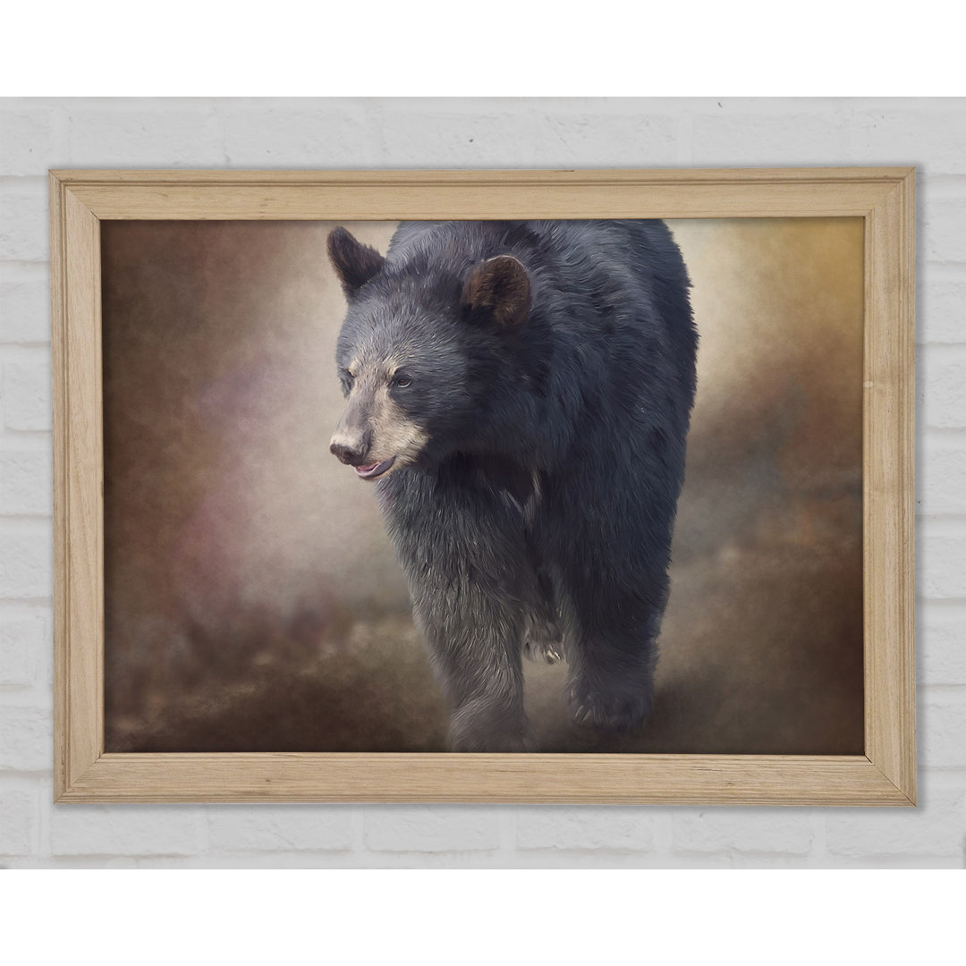 The Brown Bear Mist - Einzelner Bilderrahmen Kunstdrucke