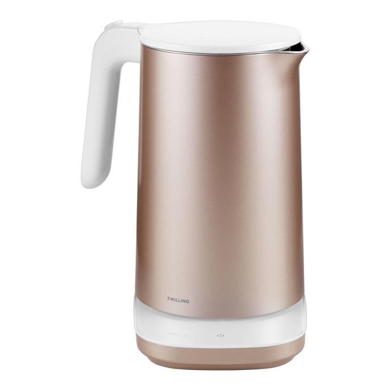 ZWILLING Enfinigy 1.56-Qt Cool Touch Stainless Steel Electric Kettle Pro, Tea Kettle, Rose
