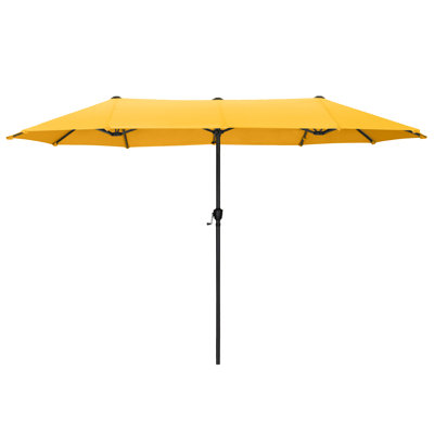 Aletse 156'' x 78'' Rectangular Market Umbrella