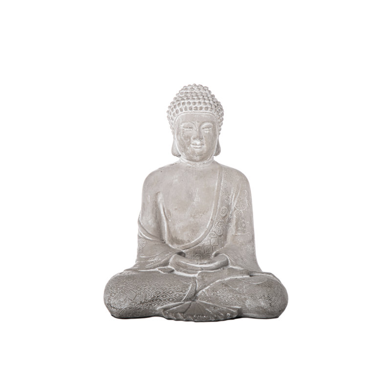 Bouddha méditant Gurshaan, gris