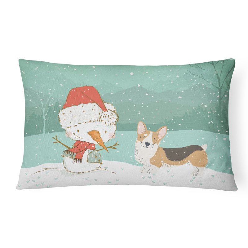  Coussin intérieur / extérieur, Corgi Pembroke tricolore
